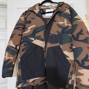 Zara Camouflage Military Jacket